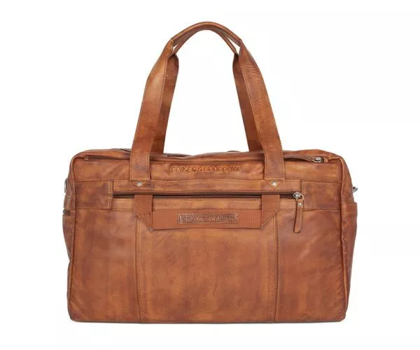 Leren Weekendtas - Brian - Brandy Cognac - Afbeelding 4