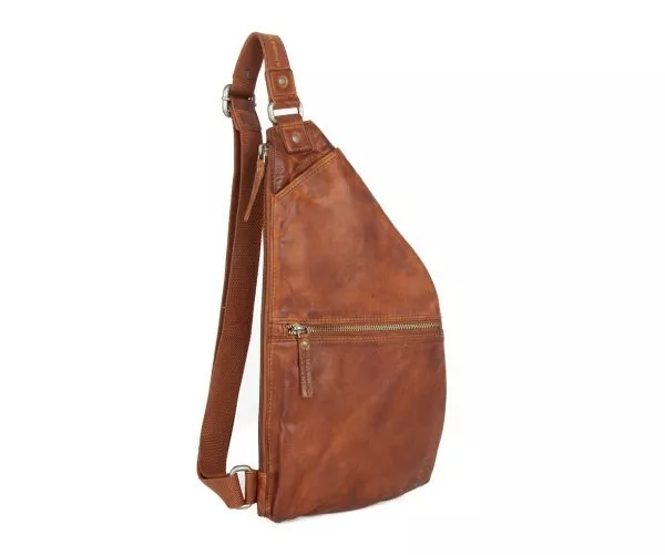 Leren Slingbag - Reese - Brandy Cognac - Afbeelding 3