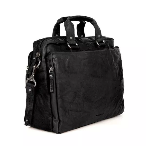 SpikesandSparrow - Leren Tas - Heren - Laptoptas - Laptop bag - Mississippi - 23824N00