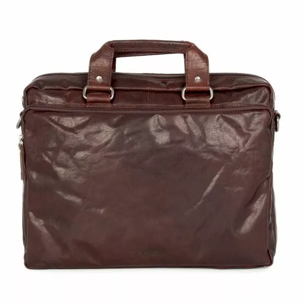 SpikesandSparrow - Leren Tas - Heren - Laptoptas - Laptop bag - Mississippi - 23824N01