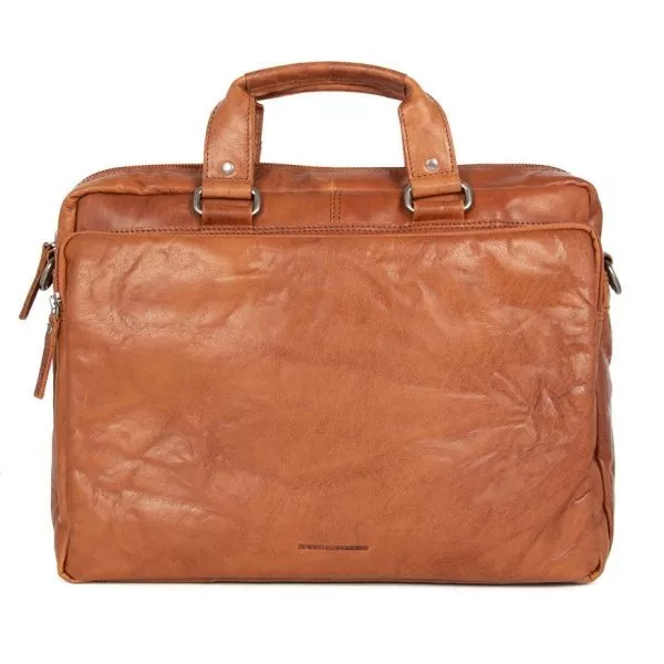 SpikesandSparrow - Leren Tas - Heren - Laptoptas - Laptop bag - Mississippi - 23824N47
