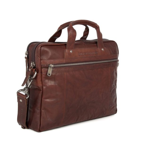 SpikesandSparrow - Leren Tas - Heren - Laptoptas - Laptop bag - Shiloh - 24244N01