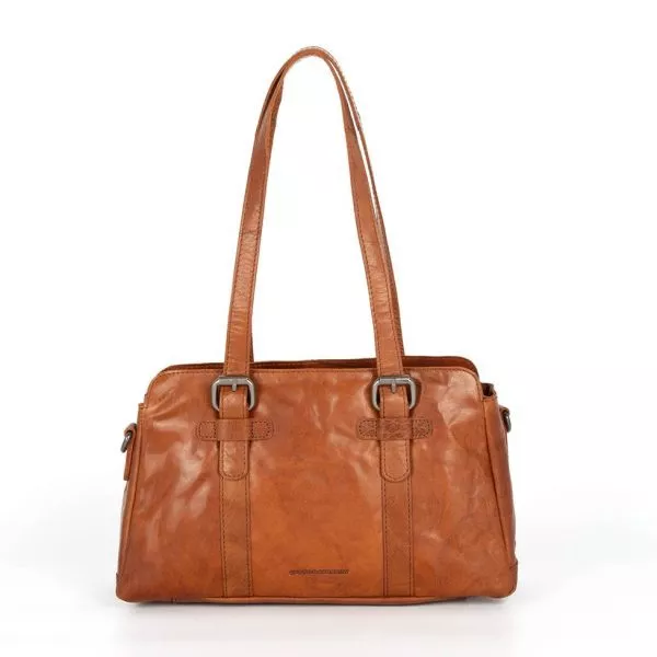 SpikesandSparrow - Leren Tas - Dames - Schoudertas - Shoulderbag - Oklahoma - 292B13147