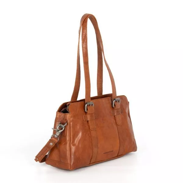 SpikesandSparrow - Leren Tas - Dames - Schoudertas - Shoulderbag - Oklahoma - 292B13147