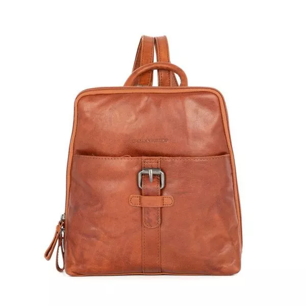 SpikesandSparrow - Leren Tas - Leather bag - Dames - Women - Backpack - Rugzak - Texas - 292H13147