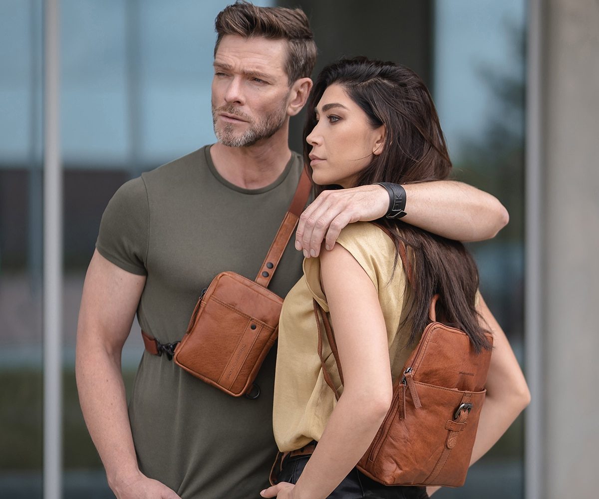Leather Rucksack – Texas – Black