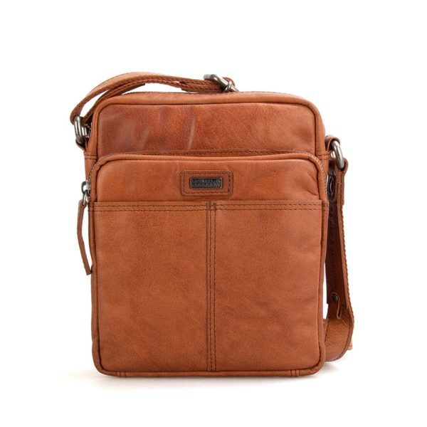 Leren Crossbodytas - Vermont - Brandy Cognac