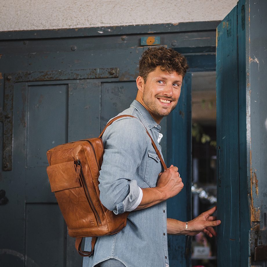 Leren tas voor heren