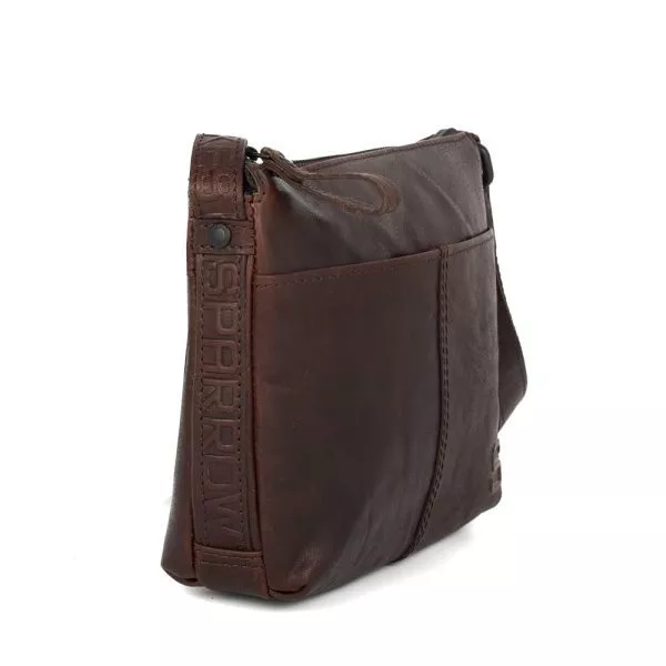 Cross body mini - Dark brown - Blanche