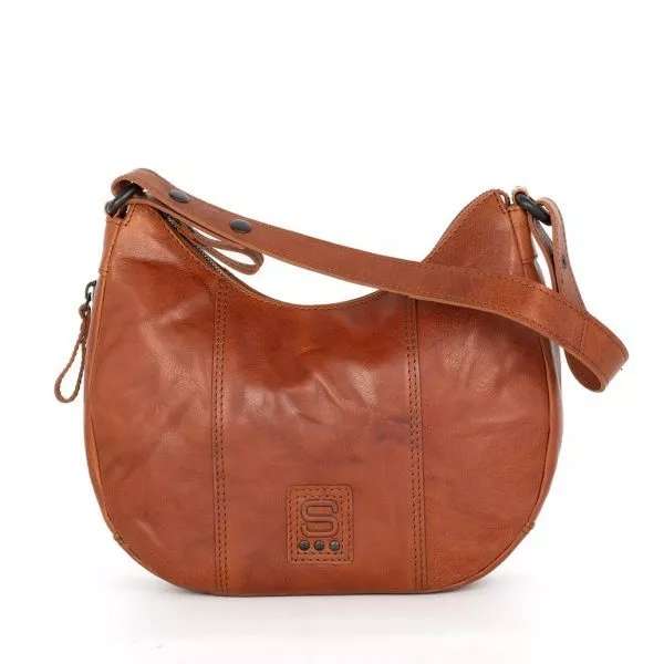 SpikesandSparrow - Leren Tas - Leather bag - Dames - Women - Shoulder bag - Schoudertas - Cross body - Riley - 40117147