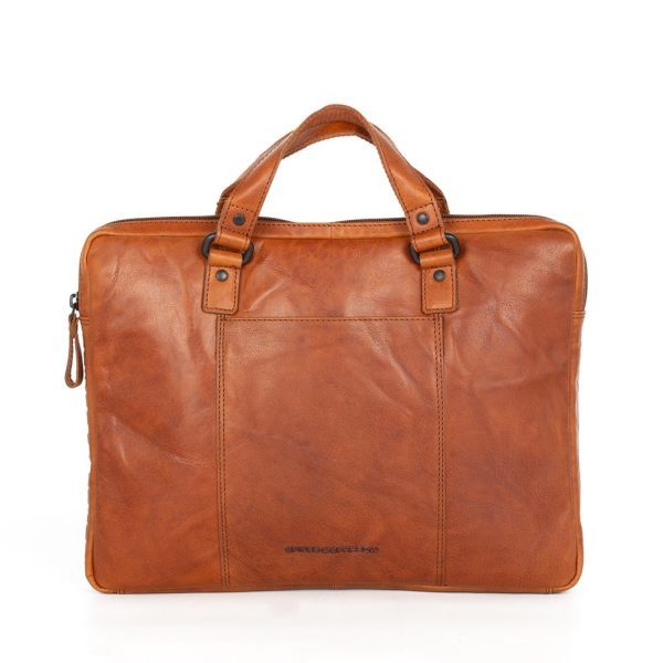 SpikesandSparrow - Leren Tas - Leather bag - Uniseks - Laptop sleeve - Handbag - Laptophoes - Austin - 40128047