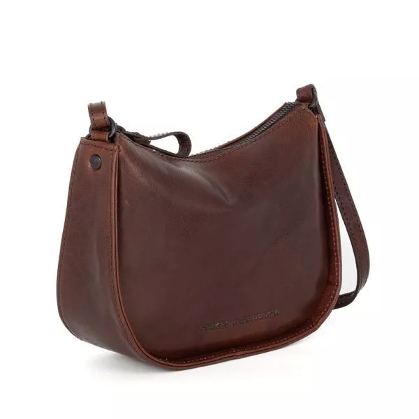 Leren Crossbodytas - Emilie - Donkerbruin