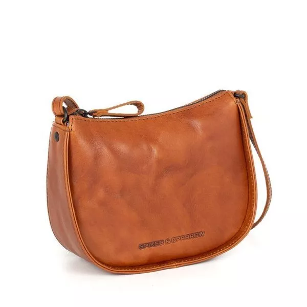Leren Crossbodytas - Emilie - Brandy Cognac