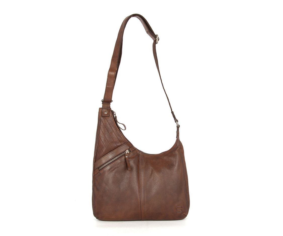 Leather Crossbody Bag - Moria - Dark Brown | Spikes & Sparrow