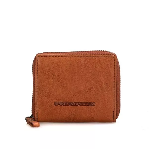 Leren RFID Portemonnee - Indiana - Brandy Cognac