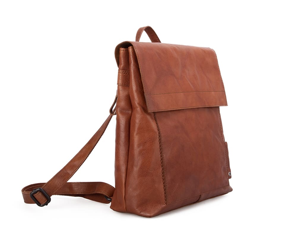 Leather Backpack - Sequoia - Brandy Cognac display picture 3