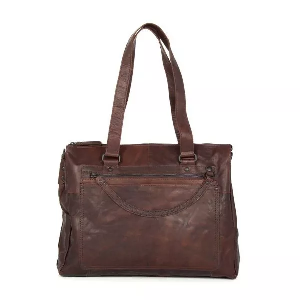 Laptop bag - Dark brown