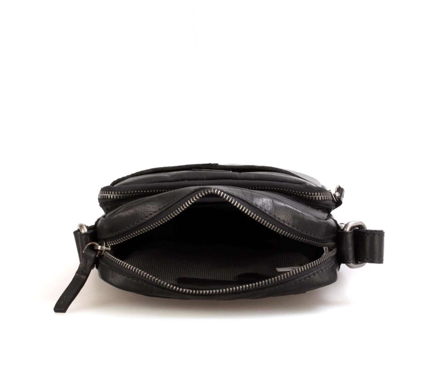 バッグ blackbird like a pocket ECCO® Pinch Large Pebbled Leather Pinch Crossbody Bag | Black