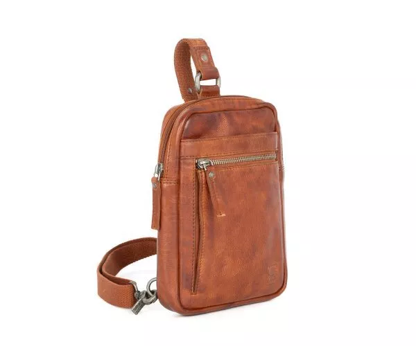Leren Slingbag - Rustler - Brandy Cognac - Afbeelding 2