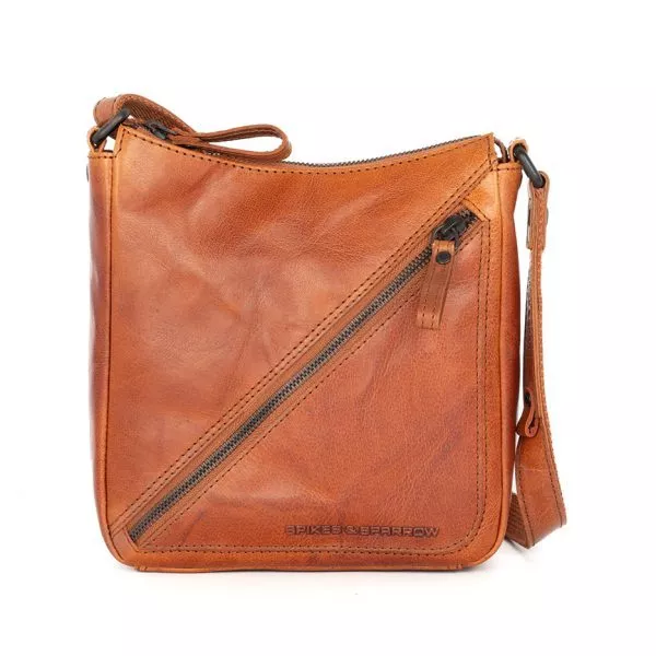 Leren Crossbodytas - Florielle - Brandy Cognac