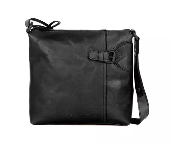 Leren Crossbodytas - Serina - Zwart