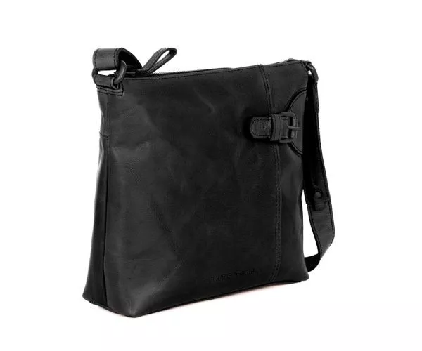 Leren Crossbodytas - Serina - Zwart - Afbeelding 2