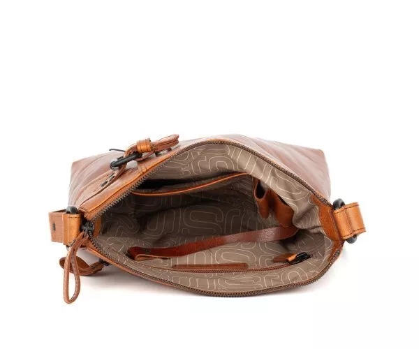 Leren Crossbodytas - Serina - Zwart - Afbeelding 4