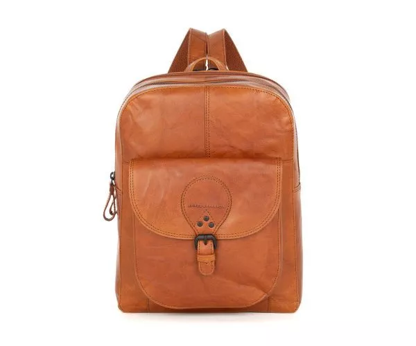 Leren Rugzak - May - Brandy Cognac - Afbeelding 2