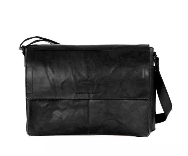 Leren Laptoptas - Ronn - Zwart - Afbeelding 6
