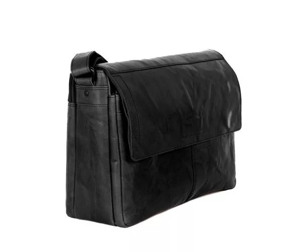 Leren Laptoptas - Ronn - Zwart - Afbeelding 3