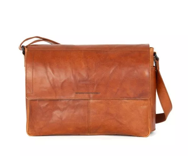 Leren Laptoptas - Ronn - Brandy Cognac - Afbeelding 6