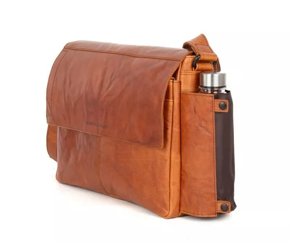 Leren Laptoptas - Ronn - Brandy Cognac