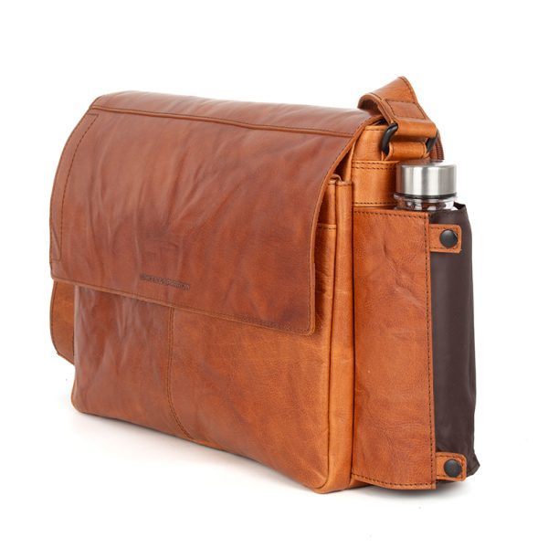 Leren Laptoptas - Ronn - Brandy Cognac