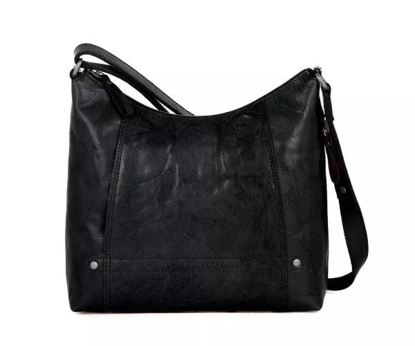 Leren Crossbodytas - Jessyca - Zwart - Afbeelding 6