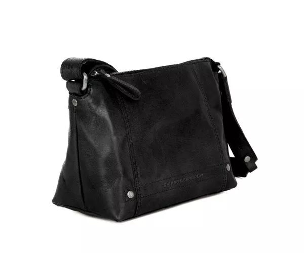 Leren Crossbodytas - Isolde - Zwart - Afbeelding 2