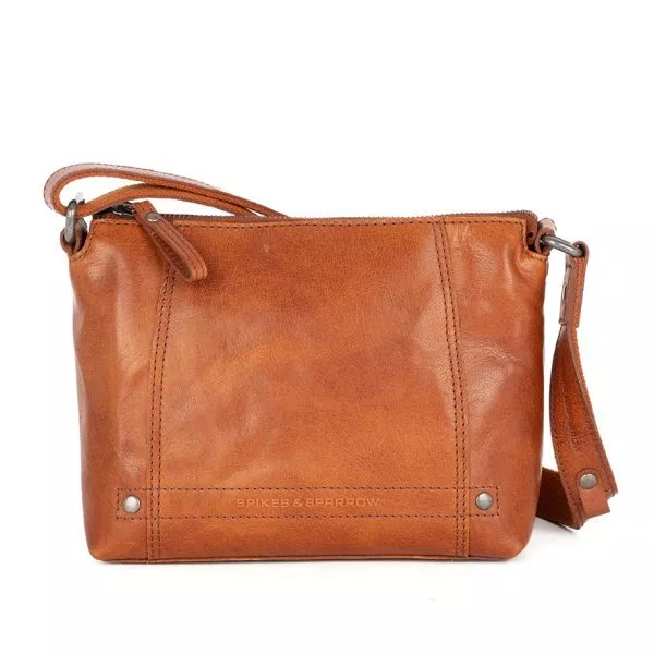 Leren Crossbodytas - Isolde - Brandy Cognac