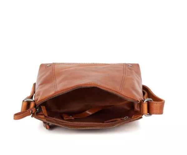 Leren Crossbodytas - Isolde - Zwart - Afbeelding 4