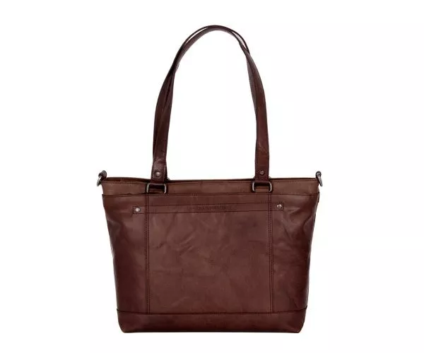 Leren Shopper - Rachelle - Donkerbruin