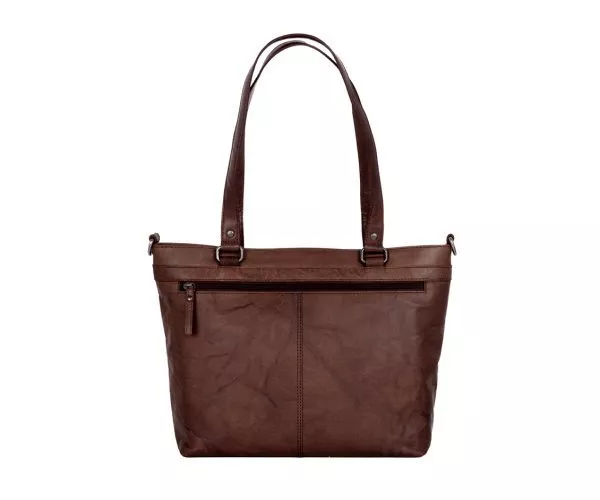 Leren Shopper - Rachelle - Donkerbruin - Afbeelding 3