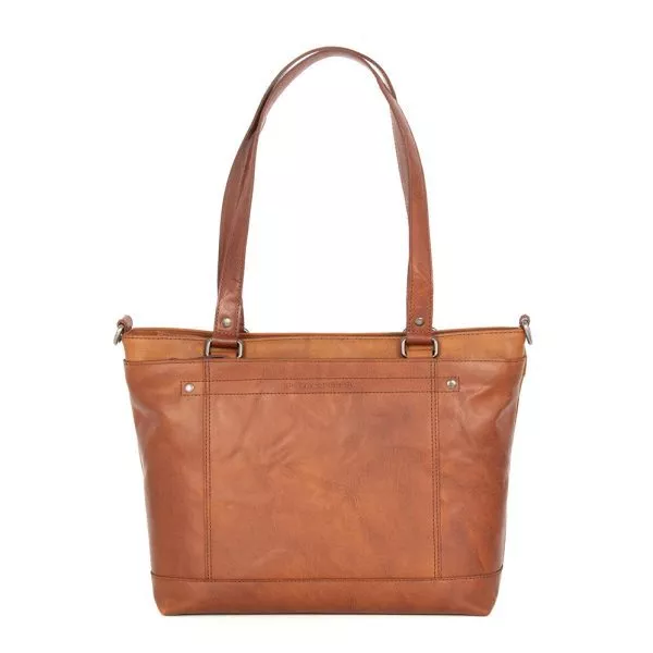 Leren Shopper - Rachelle - Brandy Cognac