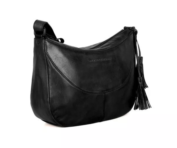 Leren Crossbodytas - Elliana - Zwart - Afbeelding 3