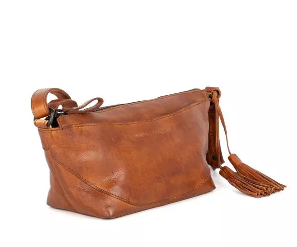 Leren Crossbodytas - Piperel - Brandy Cognac - Afbeelding 2