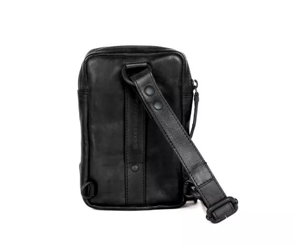 Achteraanzicht Leren Slingbag – Harris – Zwart