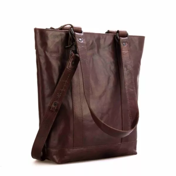 Leren Shopper - Laramie - Donkerbruin