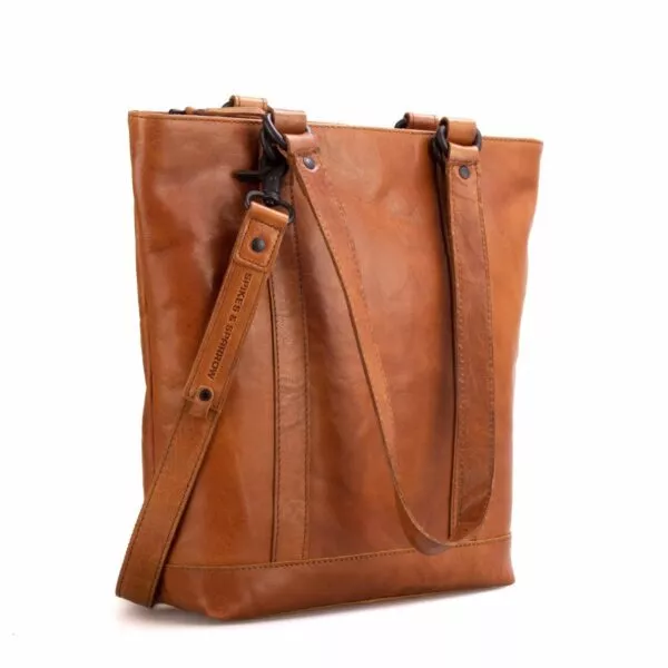 Leren Shopper - Laramie - Brandy