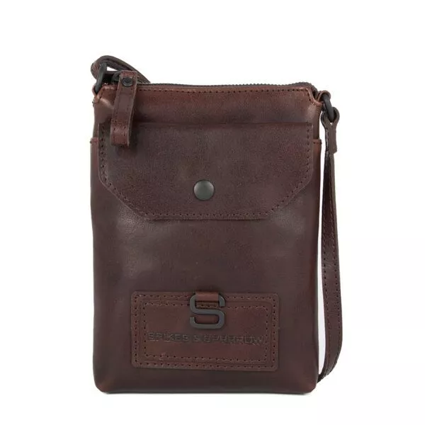 Leren Crossbodytas - Myrtle - Donkerbruin