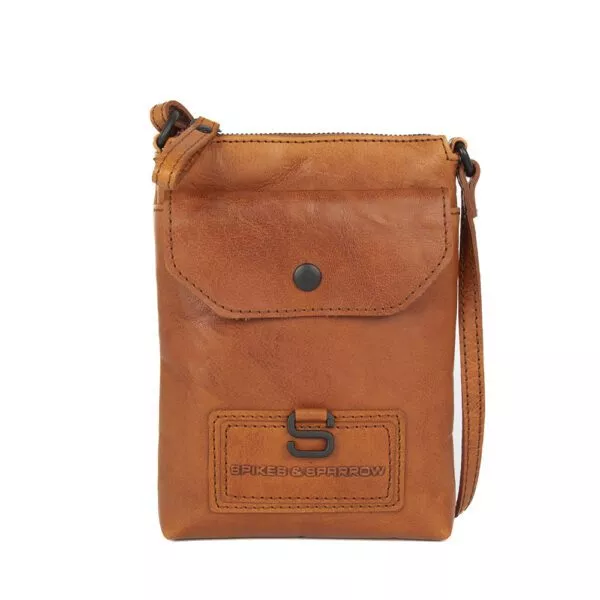 Leren Crossbodytas - Myrtle - Brandy