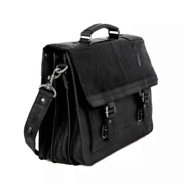 Leren Aktetas - Philip - Zwart