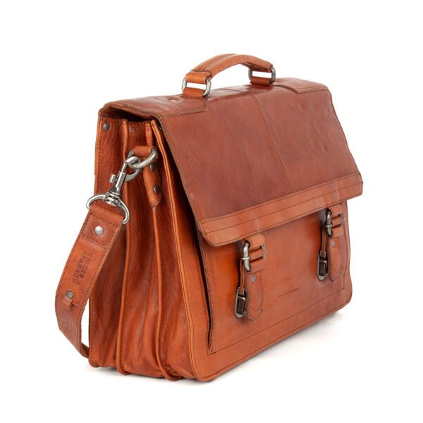 Leren Aktetas - Philip - Brandy