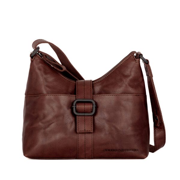 Leren Crossbodytas - Ellesse - Donkerbruin